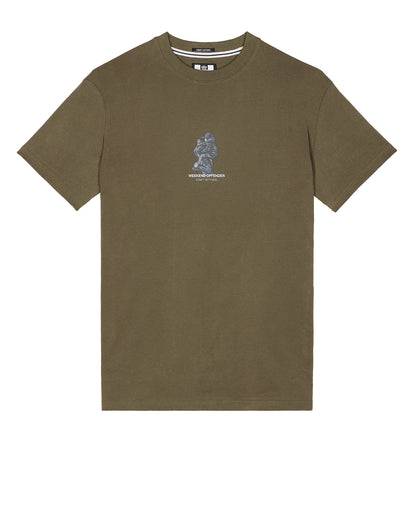 Weekend Offender Reggie Grafisk Tee // CASTLE GREEN