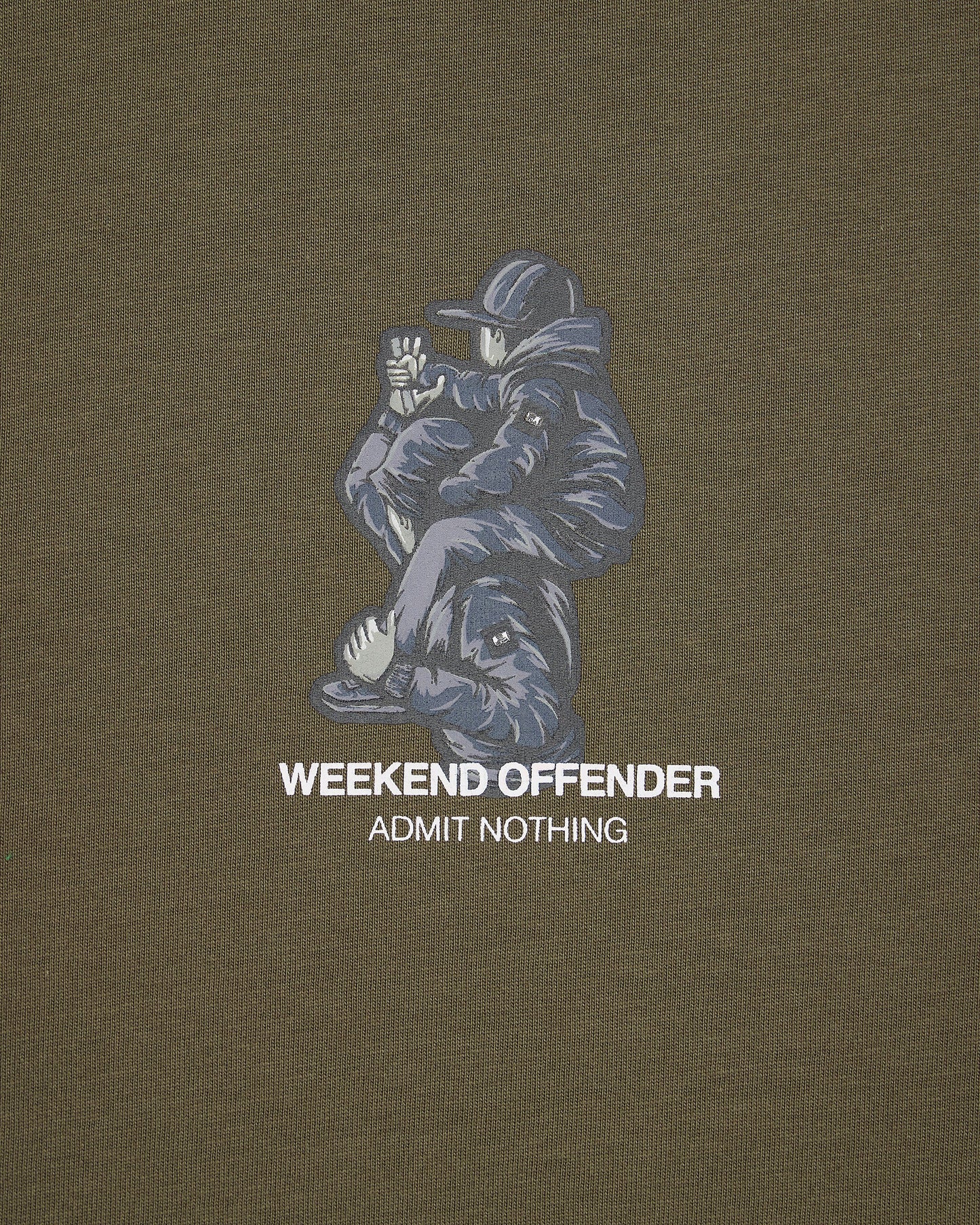 Weekend Offender Reggie Grafisk Tee // CASTLE GREEN