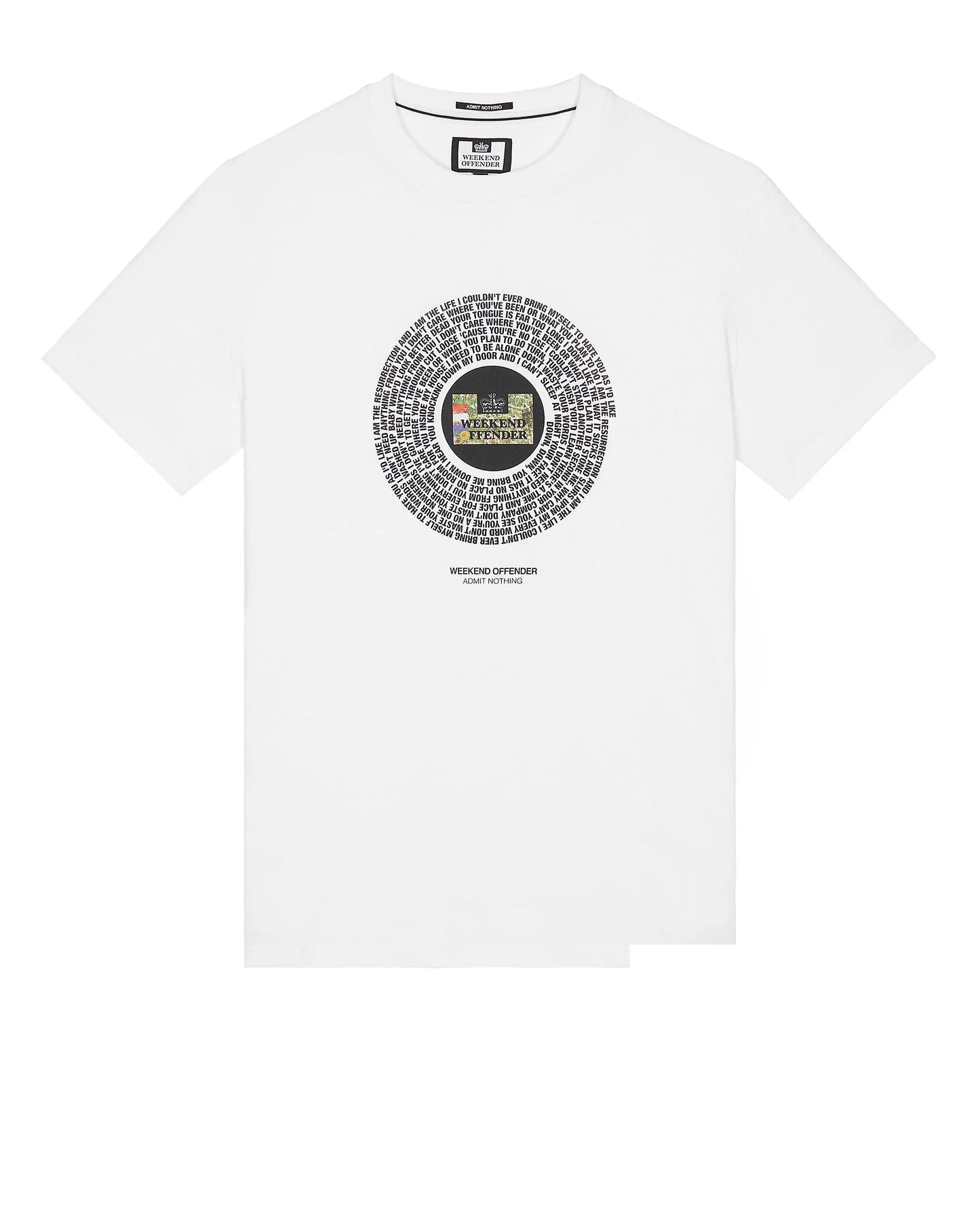 Weekend Offender Resurrection Grafisk T-shirt // VIT