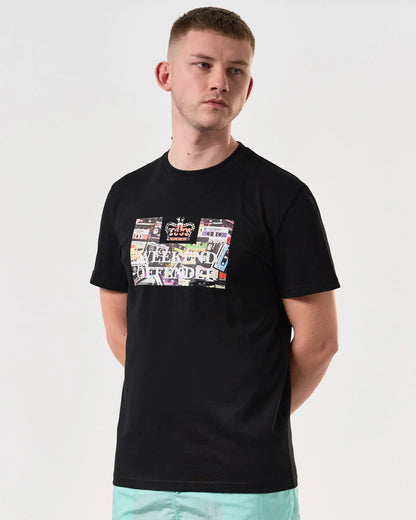 Weekend Offender Keyte Graphic Tee // BLACK