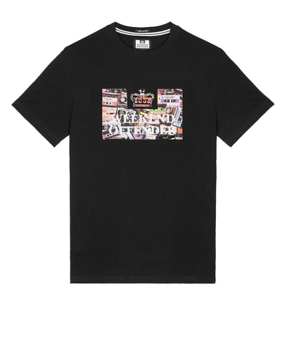 Weekend Offender Keyte Graphic Tee // BLACK