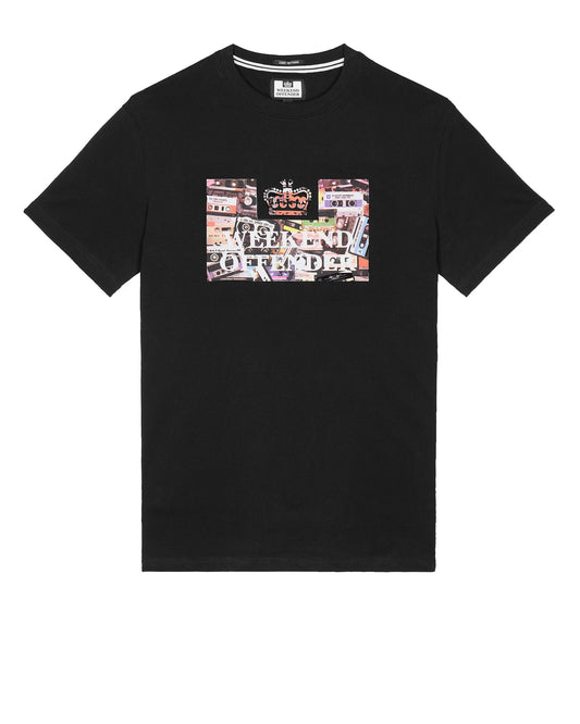 Weekend Offender Keyte Graphic Tee // BLACK