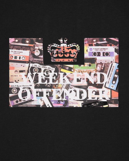 Weekend Offender Keyte Graphic Tee // BLACK