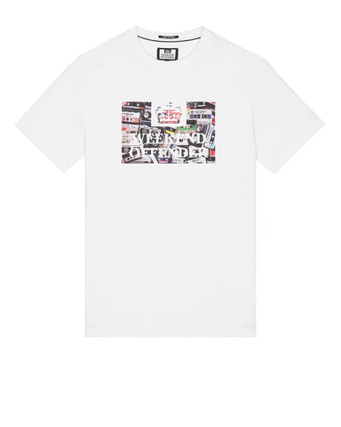 Weekend Offender Keyte Graphic Tee // WHITE