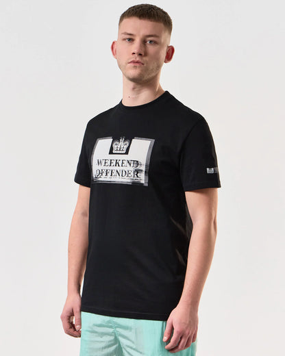 Weekend Offender Bonpensiero Graphic Tee // SVART