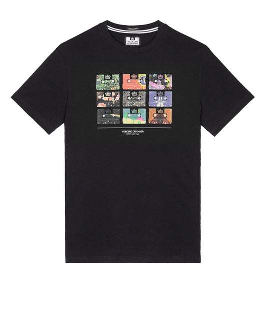 Weekend Offender Hanover Graphic Tee // BLACK