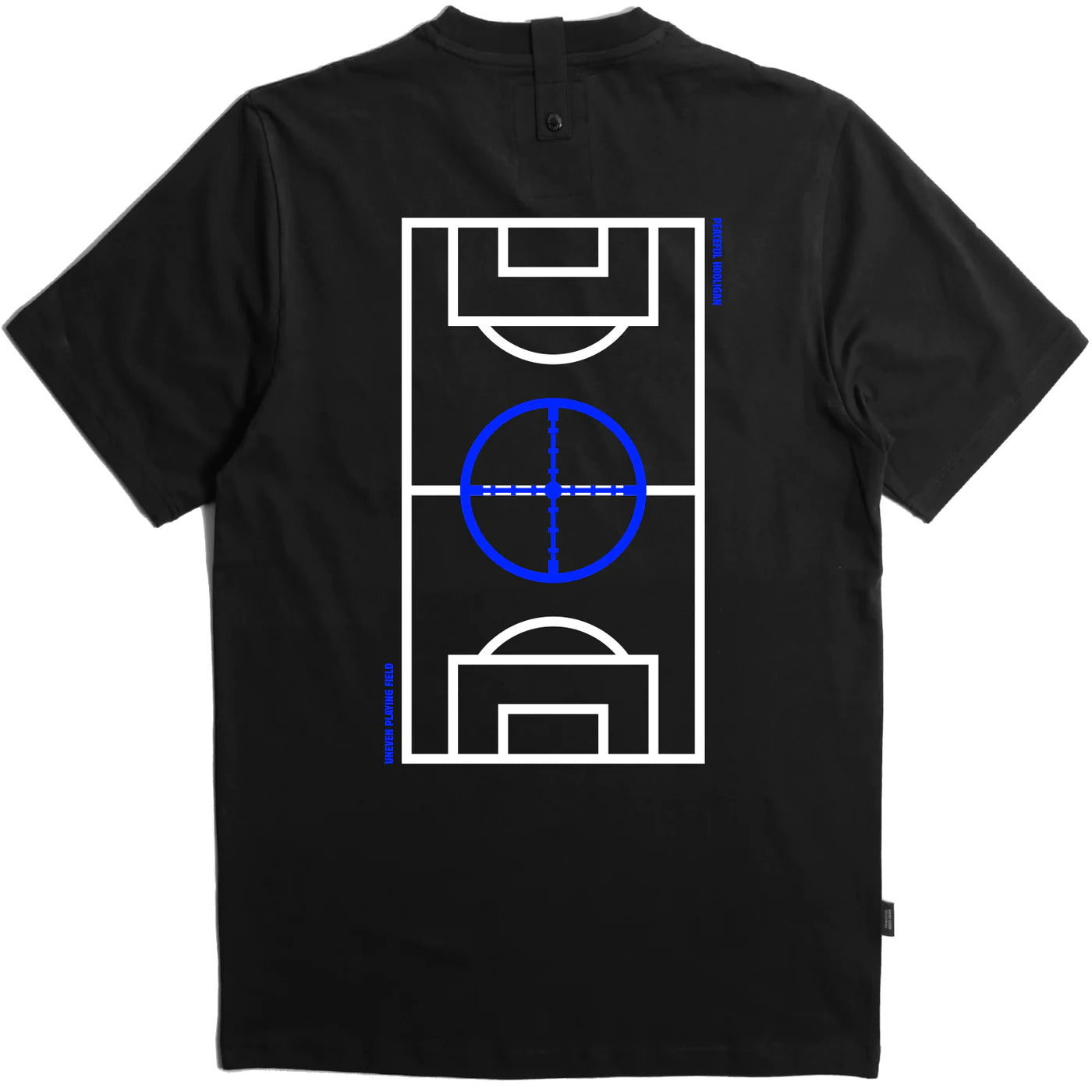 Peaceful Hooligan Uneven Playing Field Tee // BLACK