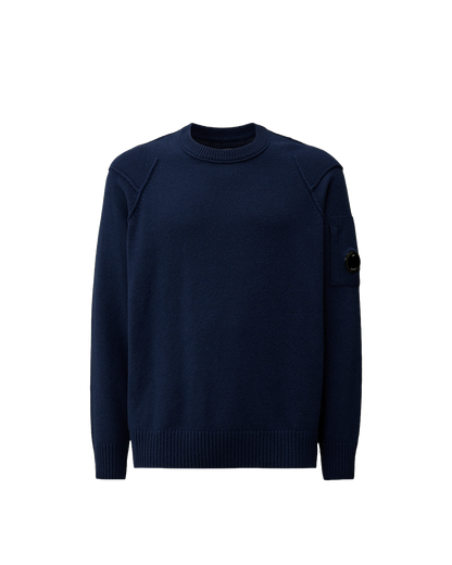 C.P. Company Knit Lambswool 13CMKN087A // NAVY 888