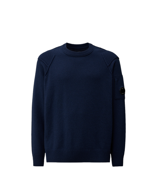 C.P. Company Knit Lambswool 13CMKN087A // NAVY 888