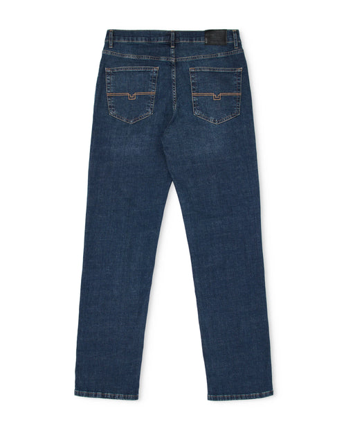Weekend Offender Straight Fit Denim Jeans // DARK VINTAGE