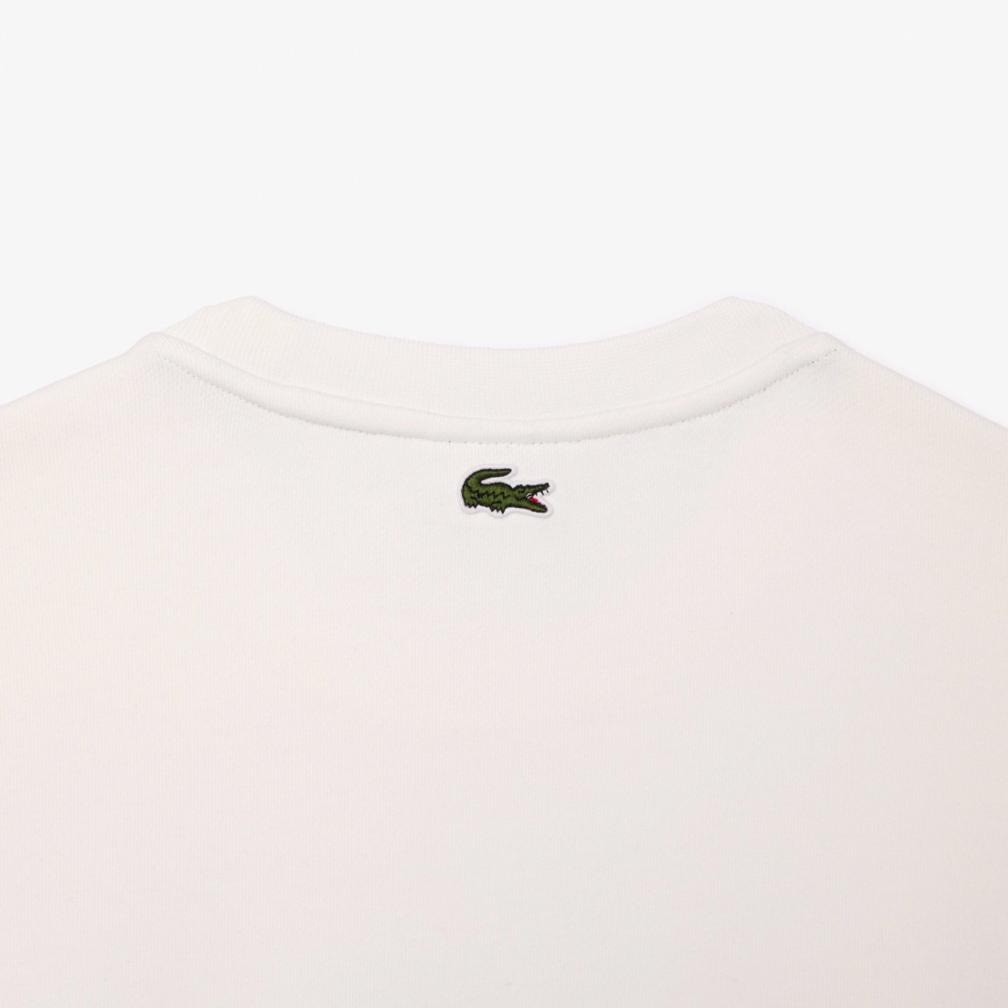 Lacoste Monogram Print Sweatshirt SH142000IJX // WHITE