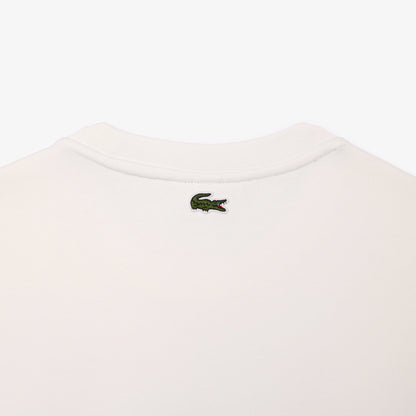 Lacoste Monogram Print Sweatshirt SH142000IJX // WHITE