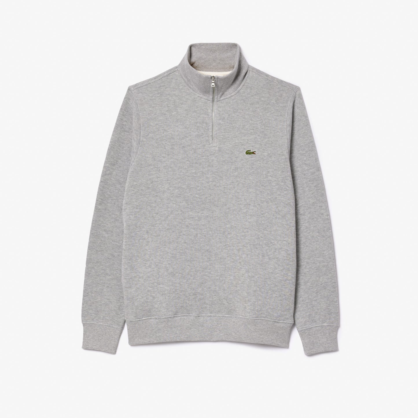 Lacoste Zip-Up High Neck Sweatshirt SH1927 // GREY