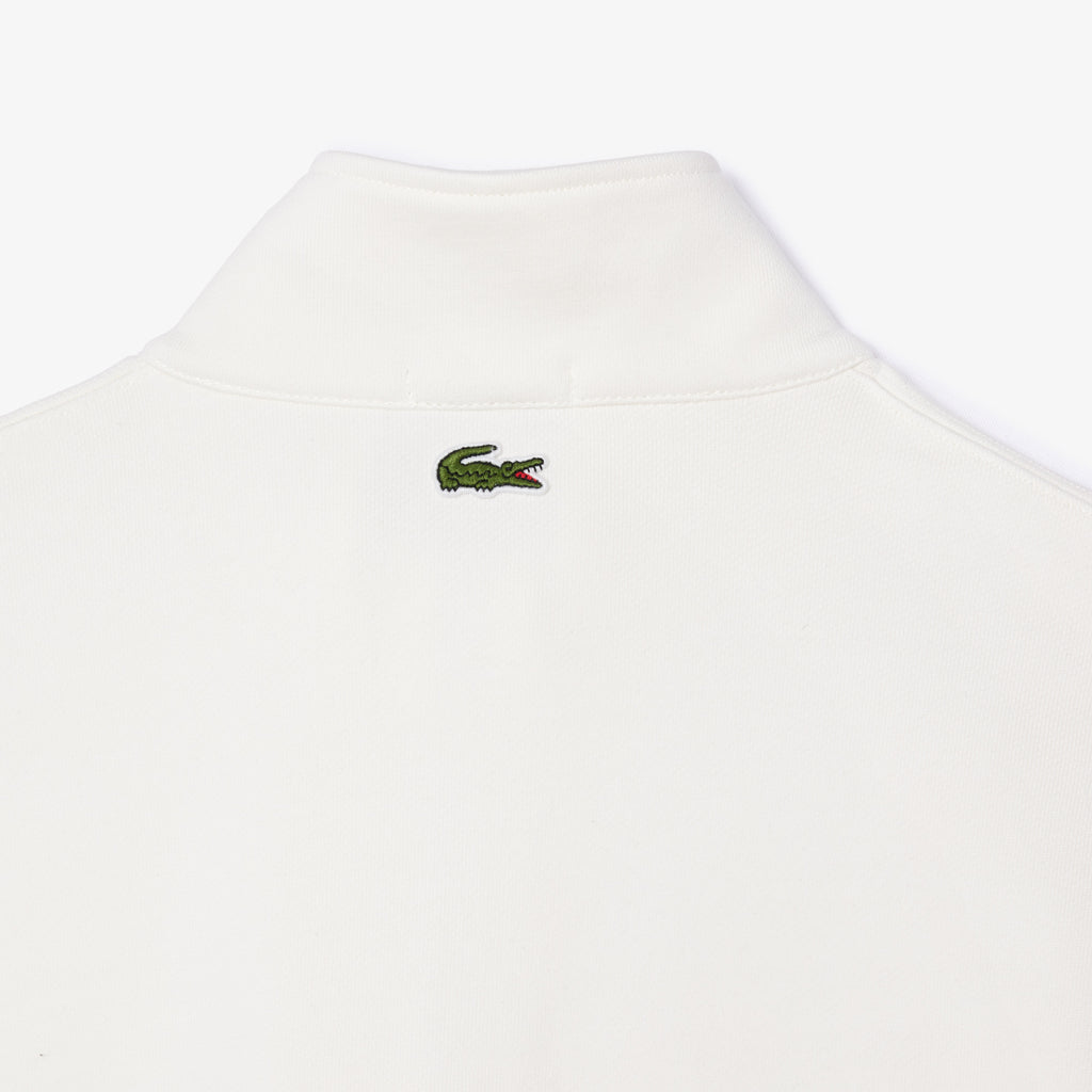 Lacoste Paris Zip-Up Print Sweatshirt SH2735 // WHITE 70V