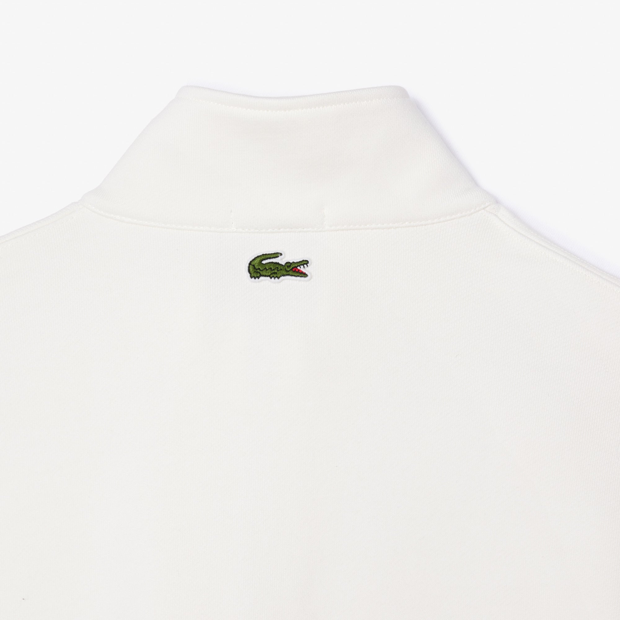 Lacoste Paris Zip-Up Print Sweatshirt SH2735 // WHITE 70V