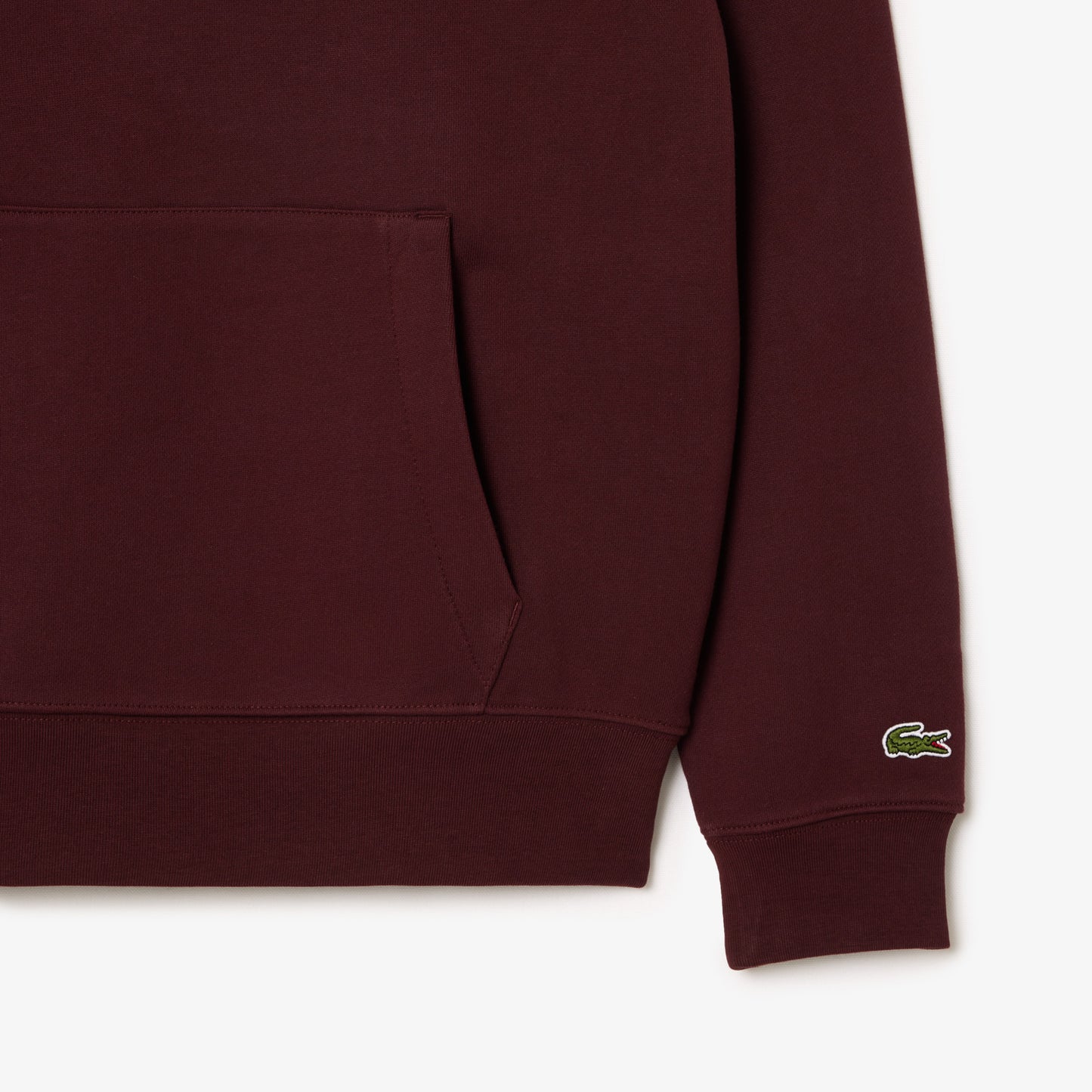 Lacoste Paris Print Hoodie SH2740 // BORDEAUX BZD