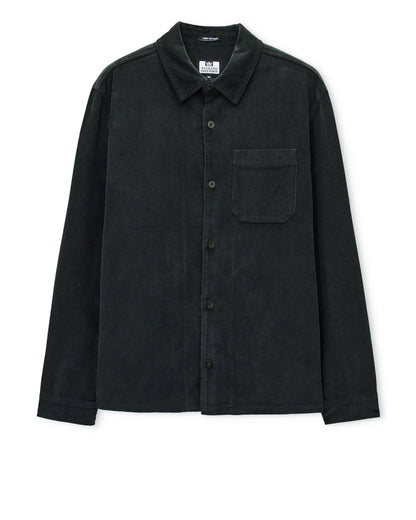 Weekend Offender Welch Cord Shirt // FOREST GREEN