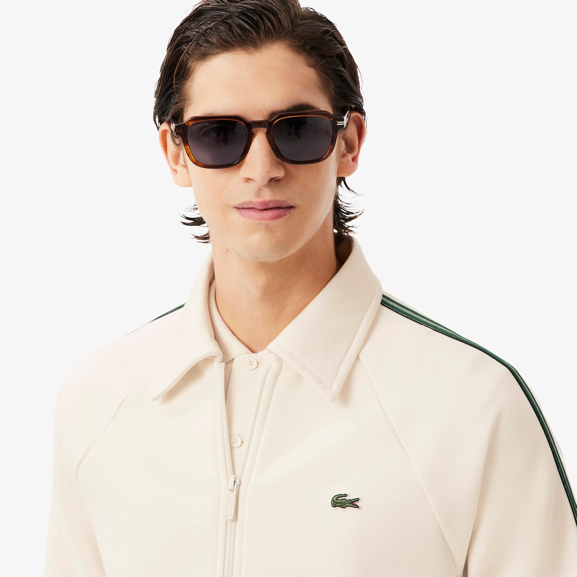 Lacoste Made in France Zipped Sweatshirt TT SH5927 // WHITE XFJ
