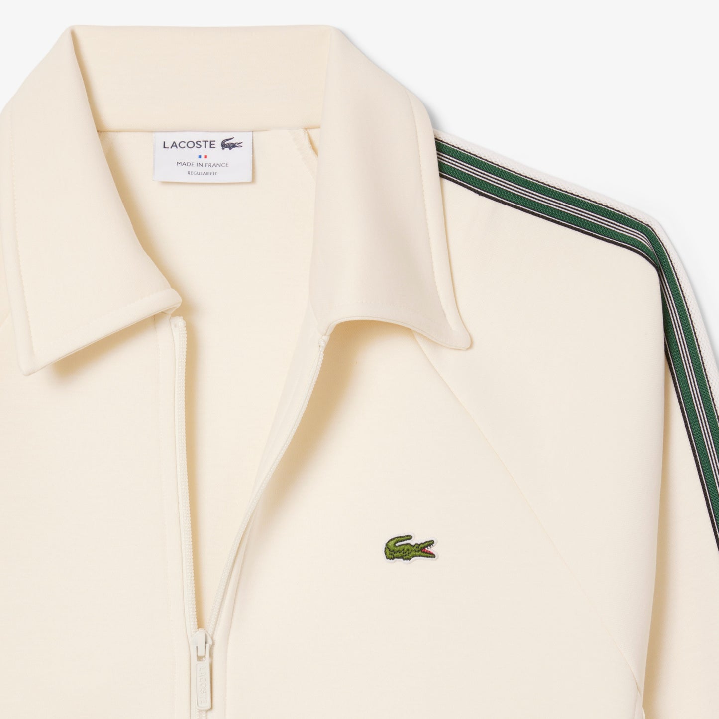 Lacoste Made in France Zipped Sweatshirt TT SH5927 // WHITE XFJ