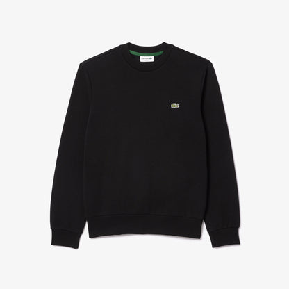 Lacoste Fleece Crew Neck Sweatshirt SH9608 // BLACK 031