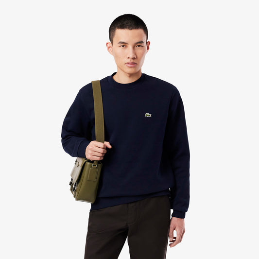 Lacoste Fleece Crew Neck Sweatshirt // NAVY