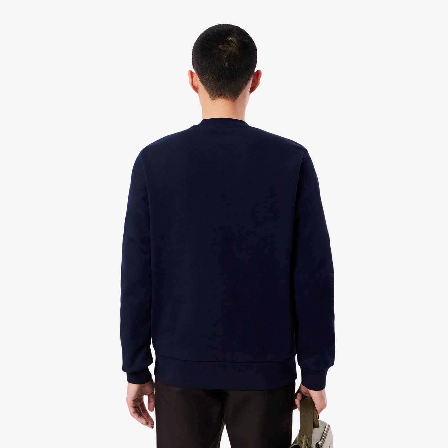 Lacoste Fleece Crew Neck Sweatshirt // NAVY