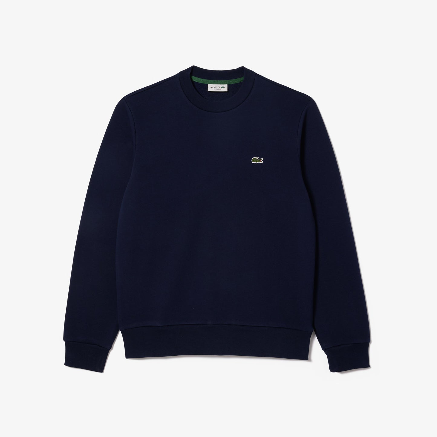 Lacoste Fleece Crew Neck Sweatshirt // NAVY