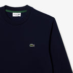 Lacoste Fleece Crew Neck Sweatshirt // NAVY
