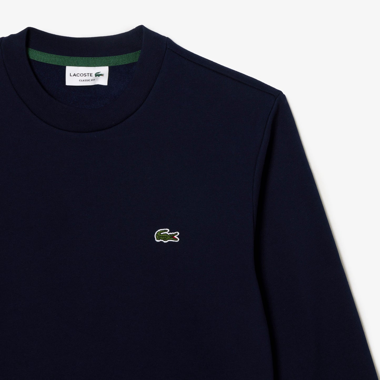 Lacoste Fleece Crew Neck Sweatshirt // NAVY