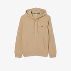 Lacoste Zip-Up Fleece Hoodie Sh9626 // BEIGE
