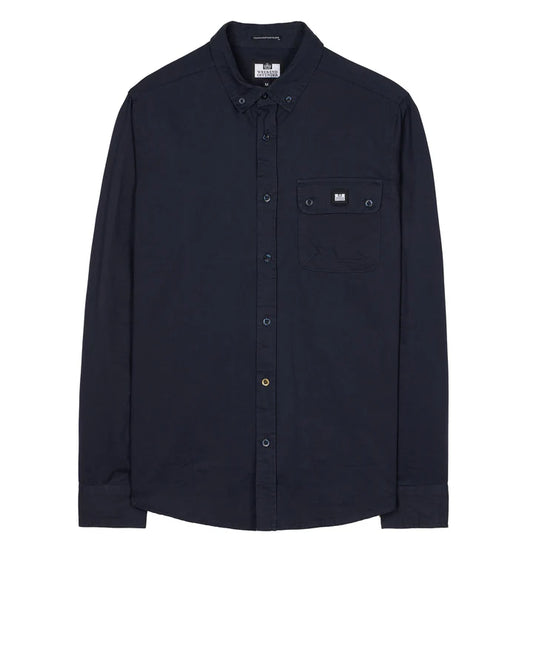 Weekend Offender Postiano Casual Shirt // NAVY