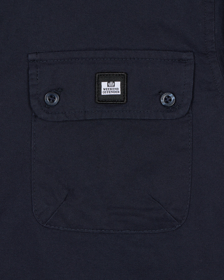 Weekend Offender Postiano Casual Shirt // NAVY