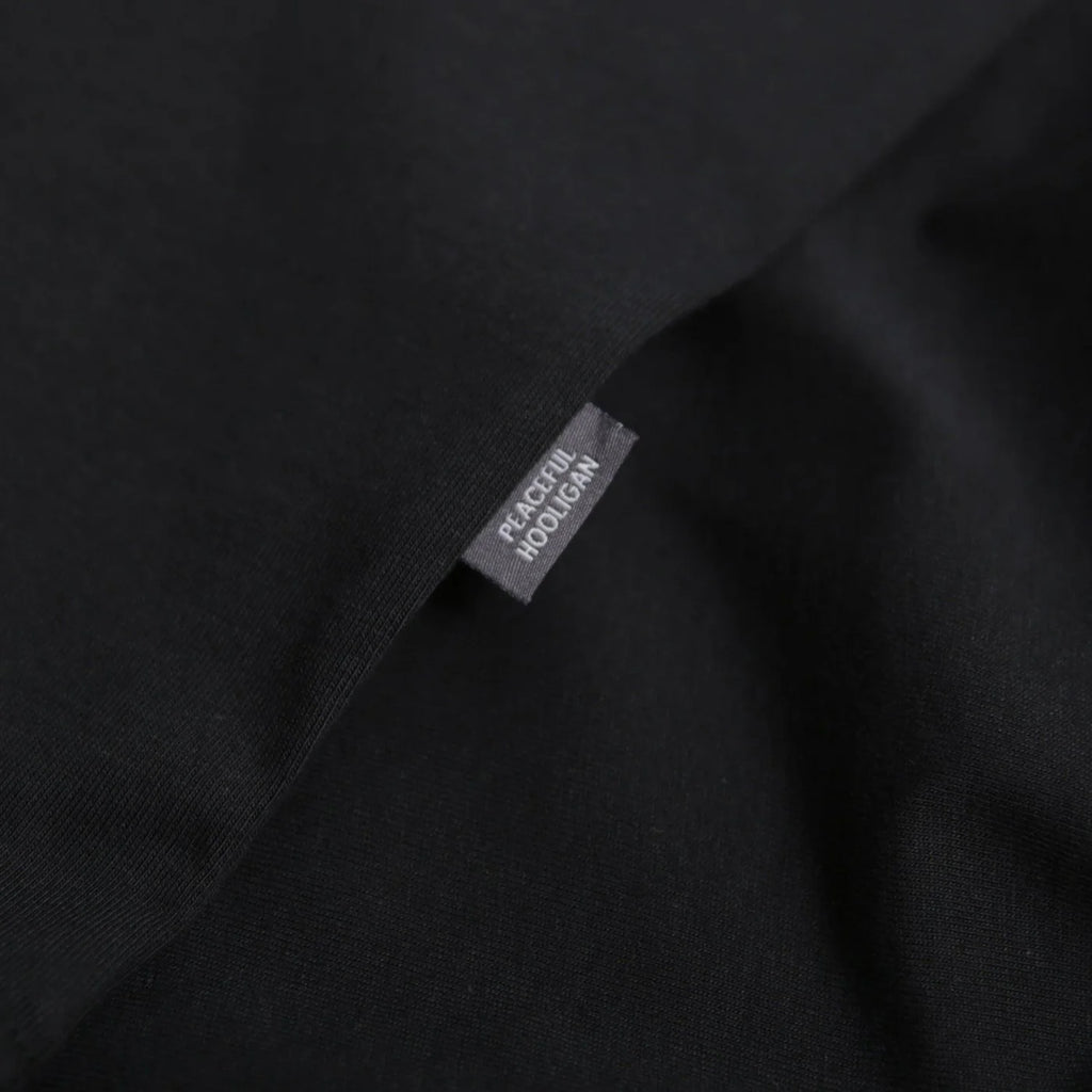 Peaceful Hooligan Outline T-Shirt // BLACK
