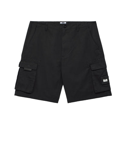 Weekend Offender Mascia Cargo Shorts // BLACK