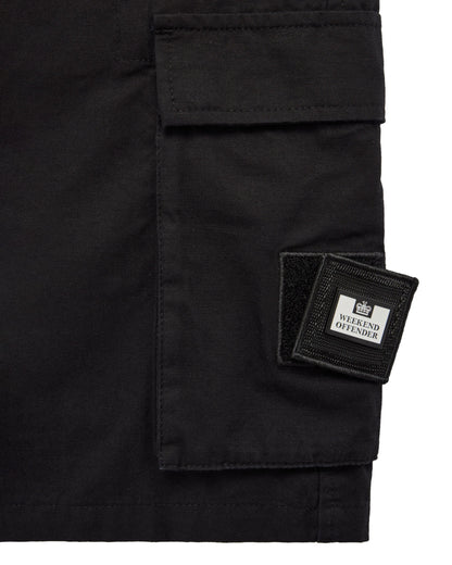 Weekend Offender Mascia Cargo Shorts // BLACK