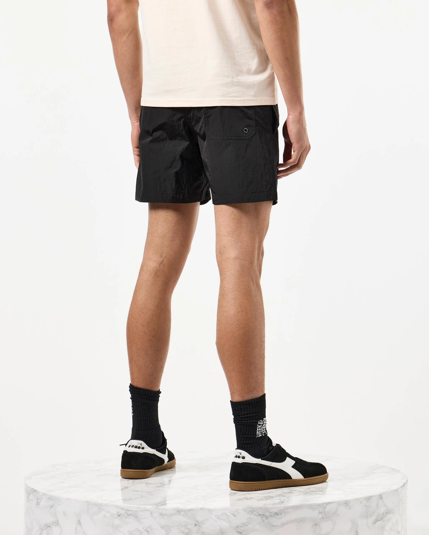 Weekend Offender Stacks Swim Shorts // BLACK