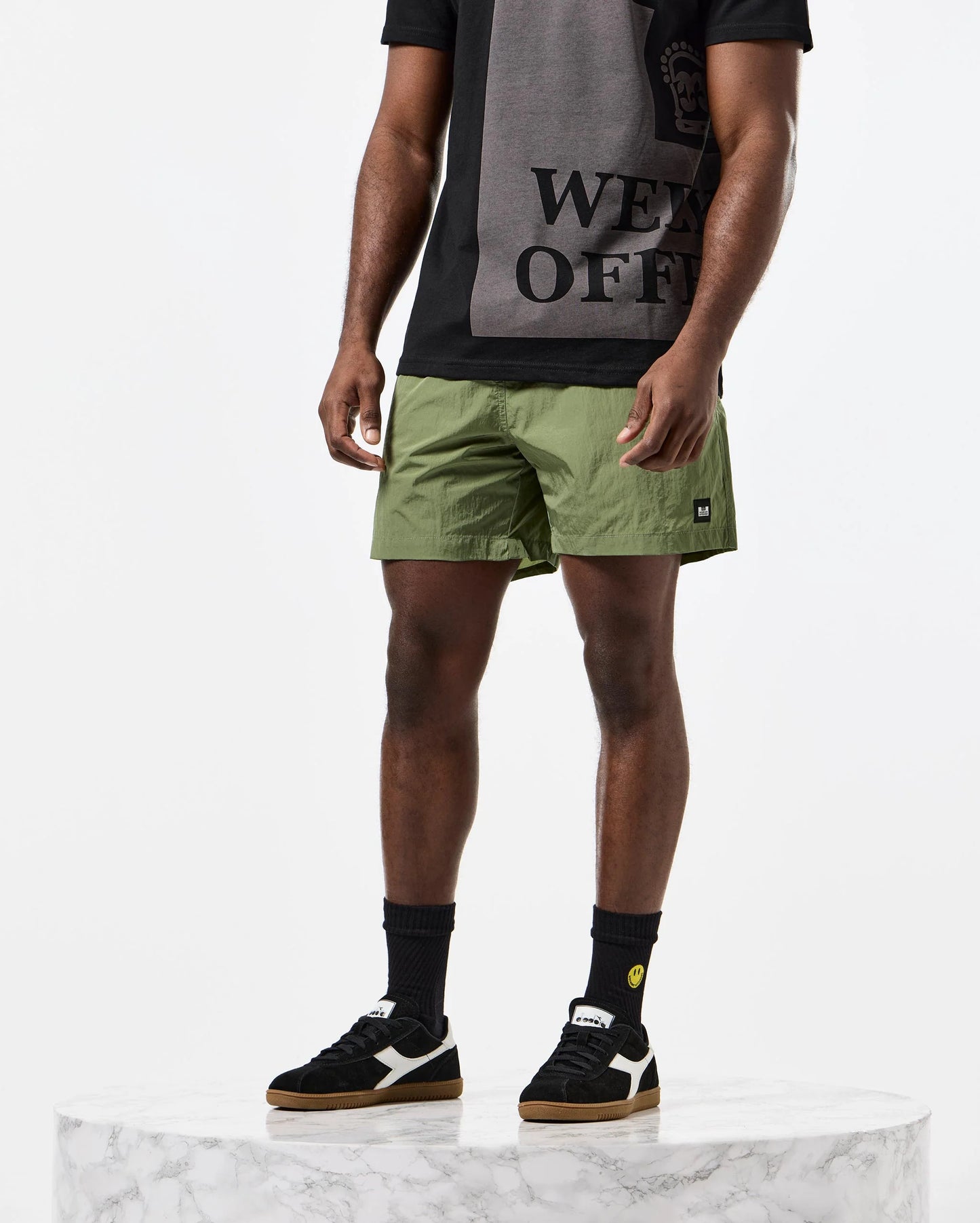 Weekend Offender Stacks Swim Shorts // SAPLING GREEN