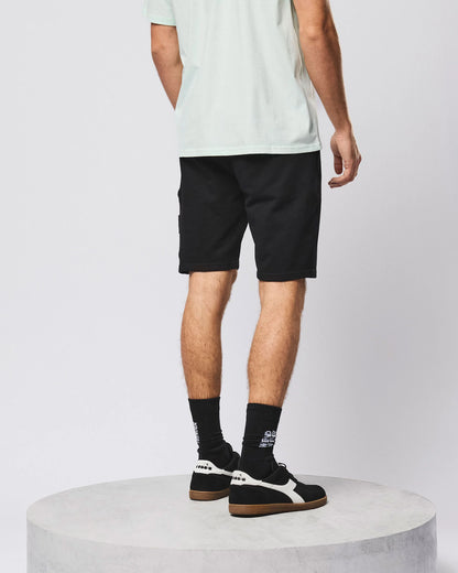 Weekend Offender Hawkins Jogger Short // BLACK