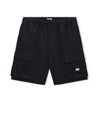 Weekend Offender Scopello Cargo Short // BLACK