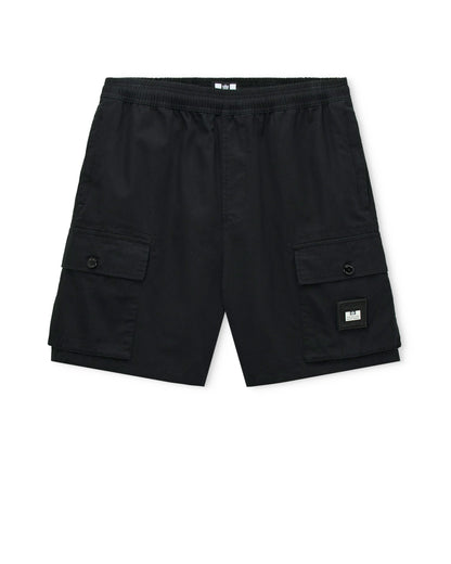 Weekend Offender Scopello Cargo Short // BLACK