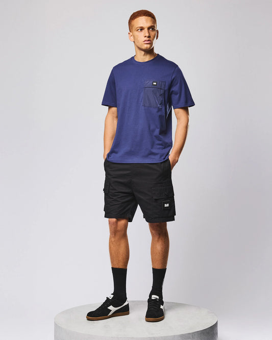 Weekend Offender Scopello Cargo Short // BLACK
