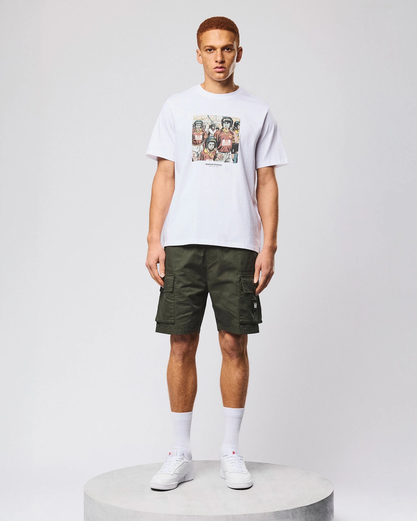 Weekend Offender Scopello Cargo Short // BLACK FOREST