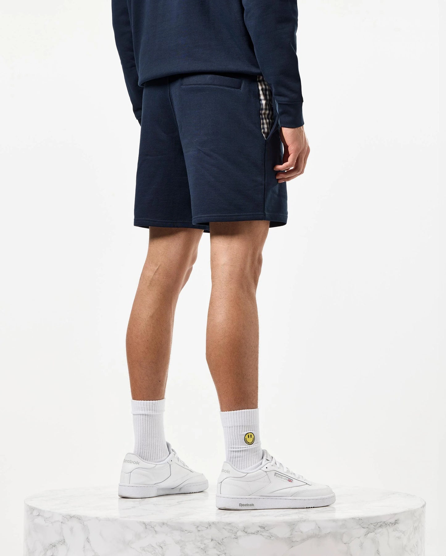 Weekend Offender Pankow Shorts // NAVY/HOUSE CHECK