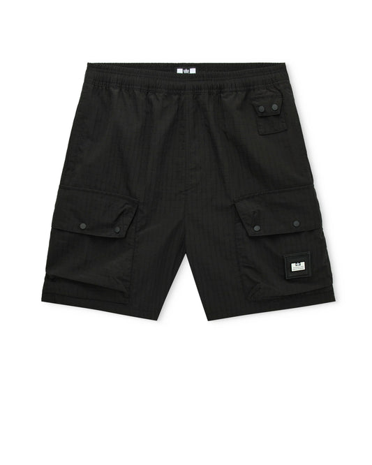 Weekend Offender Zemmouri Cargo Short // BLACK