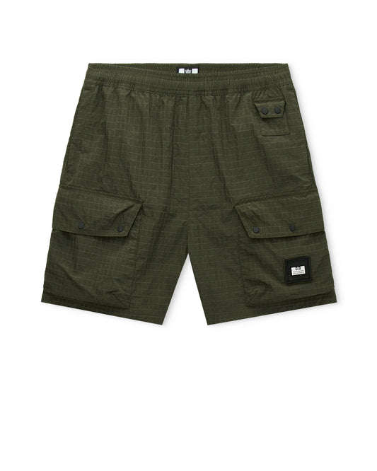 Weekend Offender Zemmouri Cargo Short // BLACK FOREST