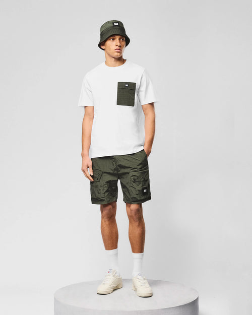 Weekend Offender Zemmouri Cargo Short // BLACK FOREST