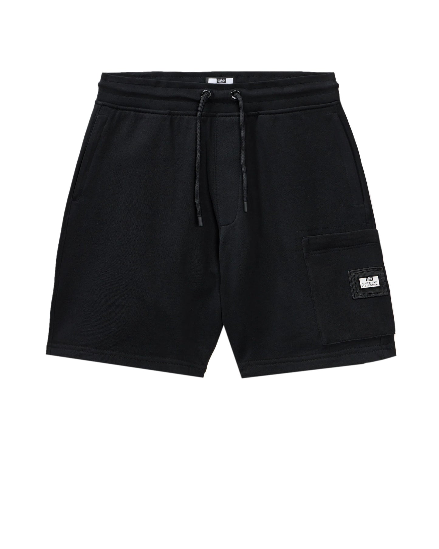 Weekend Offender Hawkins Jogger Shorts // BLACK