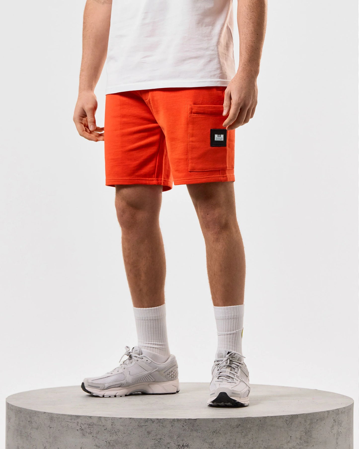 Weekend Offender Hawkins Jogger Shorts // PURE ORANGE