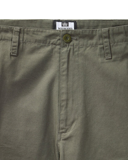 Weekend Offender Mascia Cargo Shorts // CASTLE GREEN