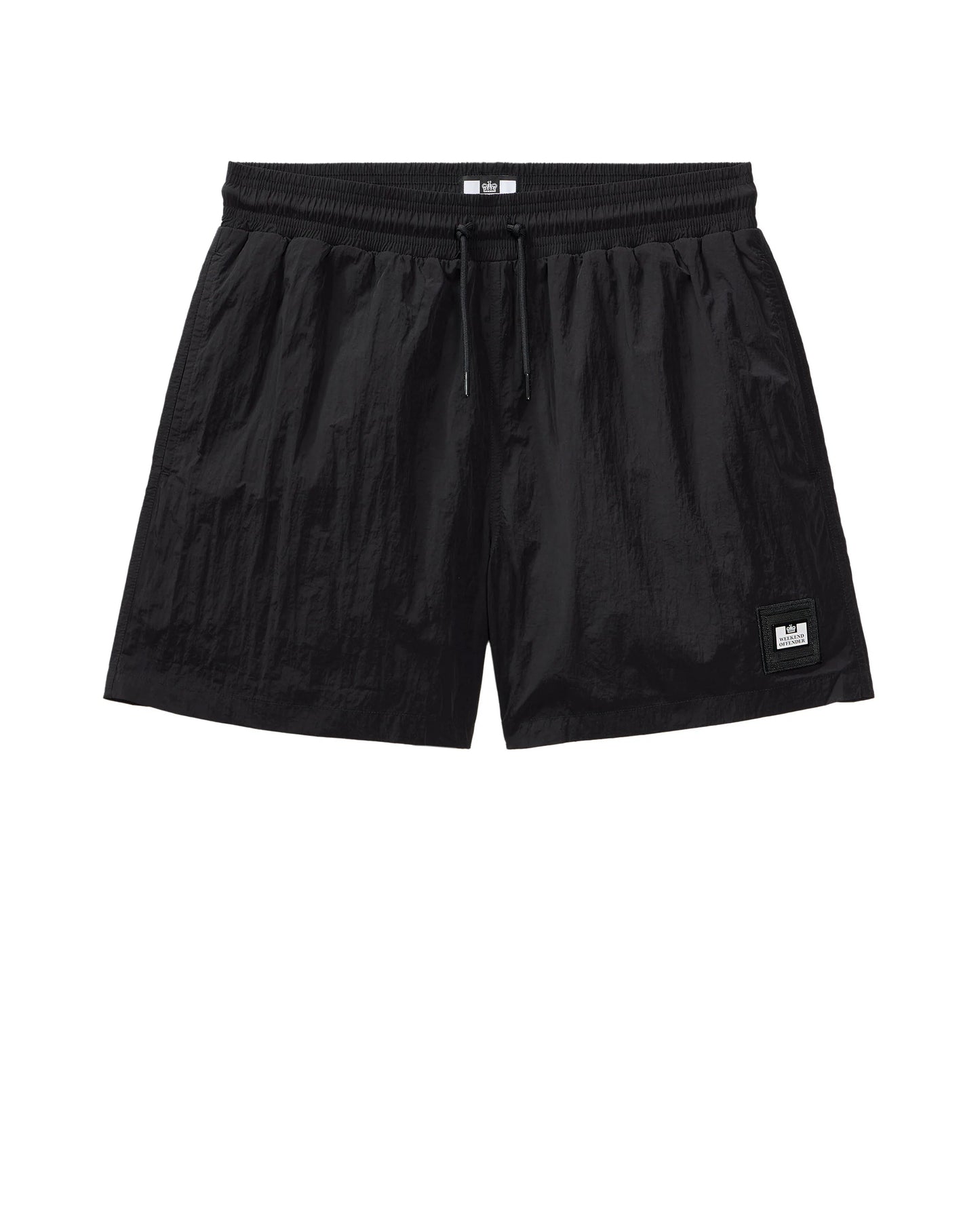 Weekend Offender Stacks Swim Shorts // BLACK